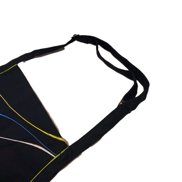 RARE Alaska Airline By Luly Yang Apron Navy Blue Embroidered Unisex OSFA EUC - Picture 6 of 7